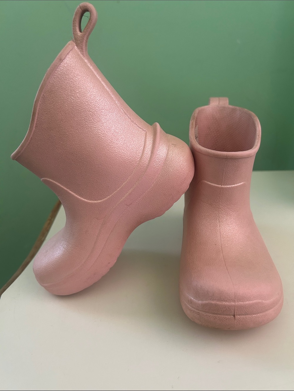 Cat & Jack Toddler Pink Pull-On Rain Boots